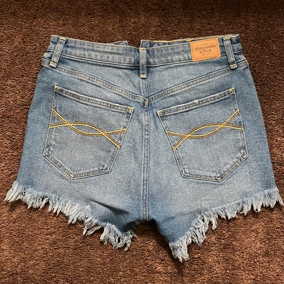 High Rise Jean Shorts - Picture 3 of 4